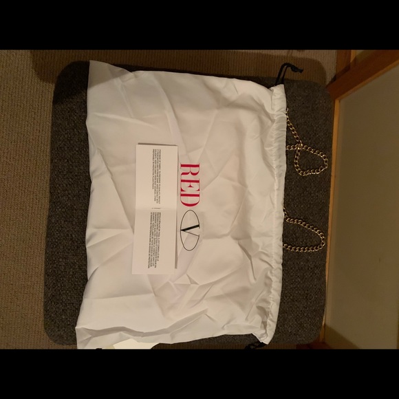 Lace fabric clutch Rose & Rose Beige RedValentino - Picture 9 of 10